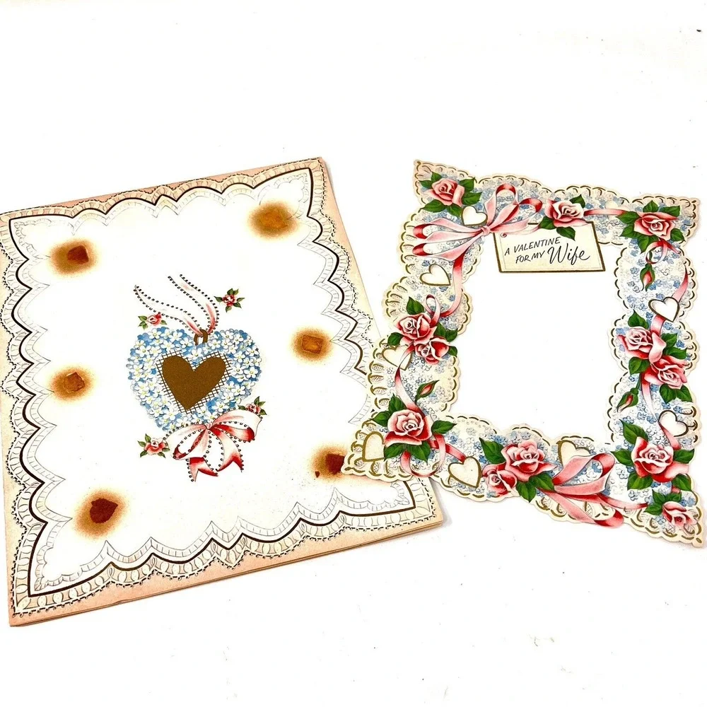 Vintage Valentines Day Greeting Card American‎ Stanley Greetings Box Included